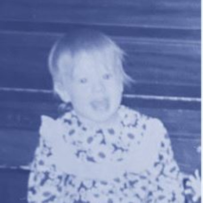 Childhood portrait of Amy Burr