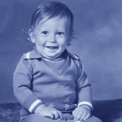 Childhood portrait of Brian Friedman